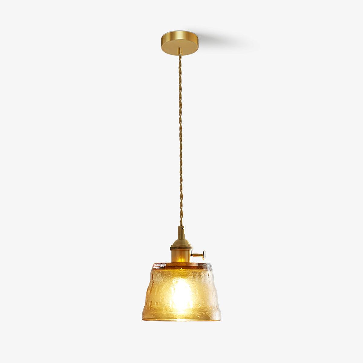 Lioreraya Pendant Lamp Copper Glass for Dining
