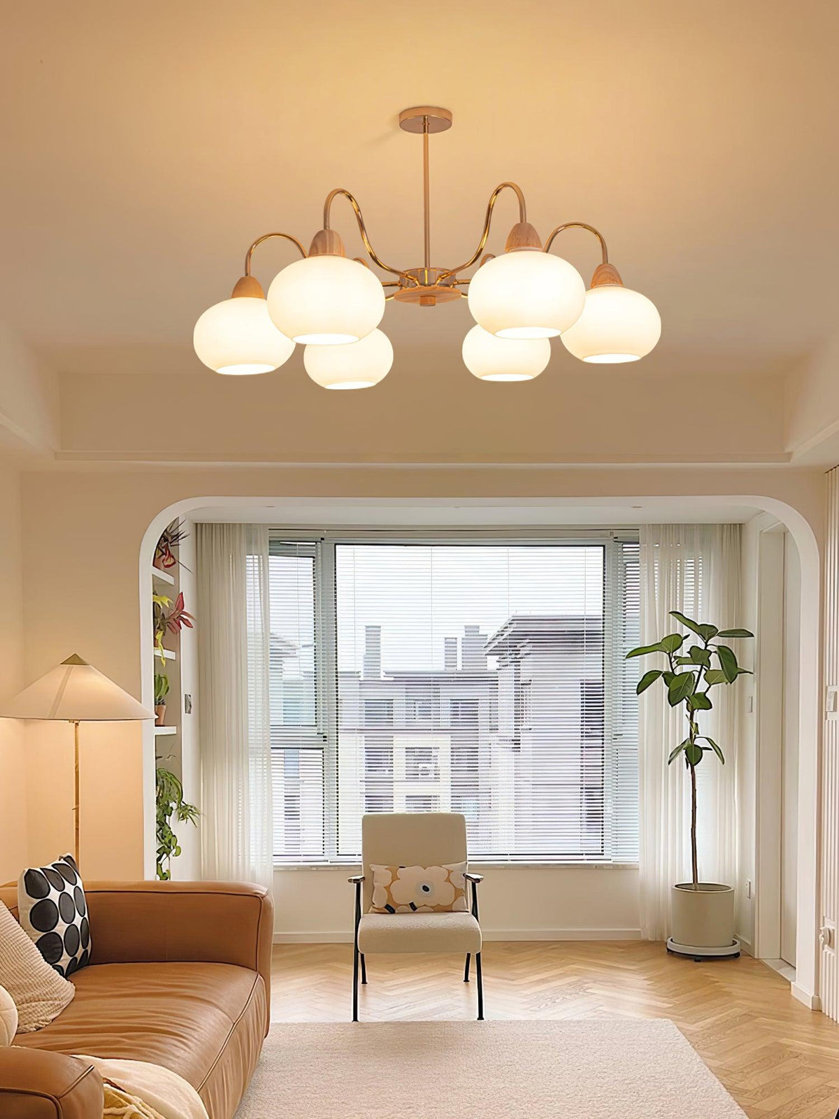 Zevena Glass Chandelier