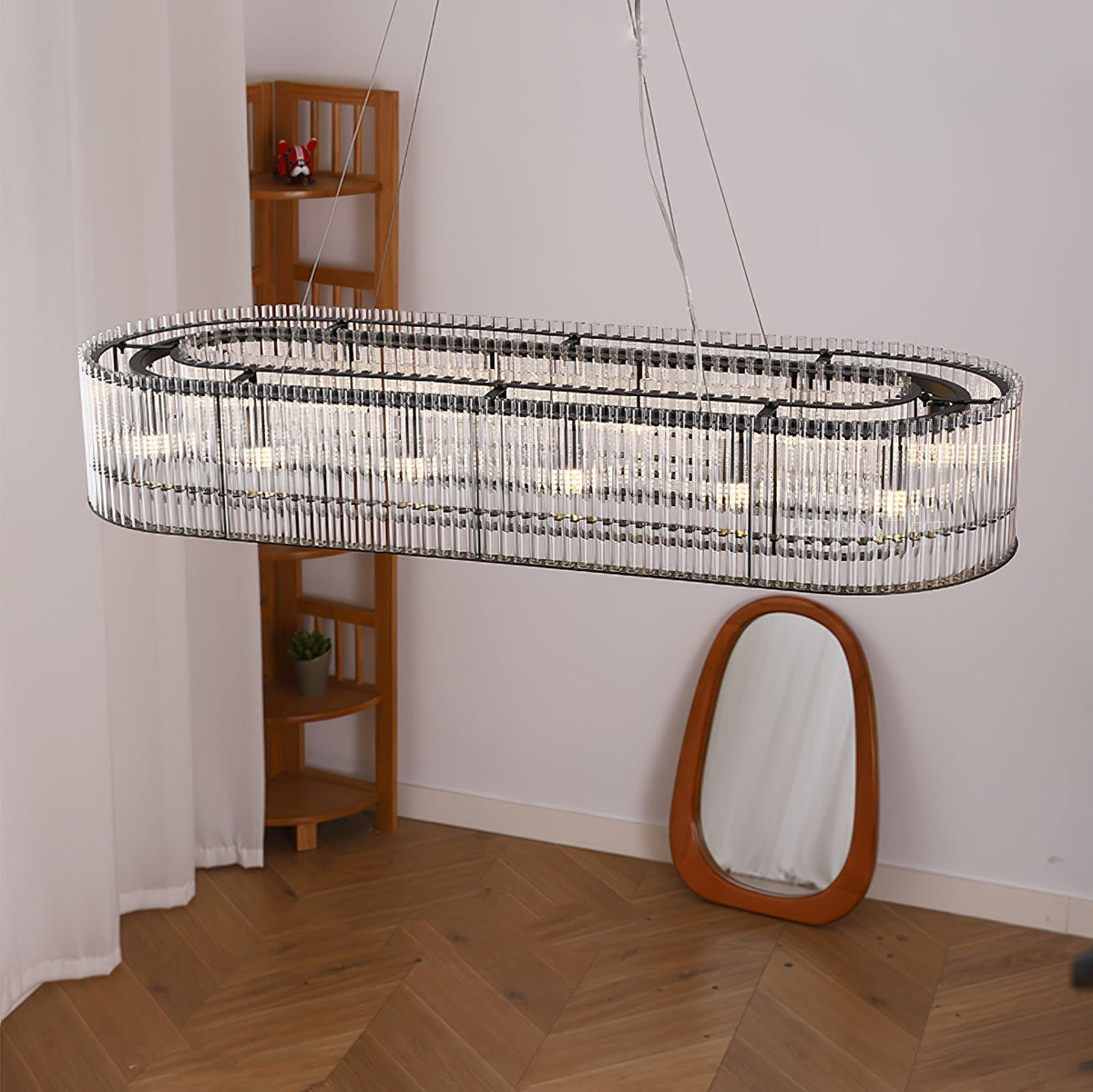 Celivia Pendant Lamp Glass Tube Ring Modern Luxury