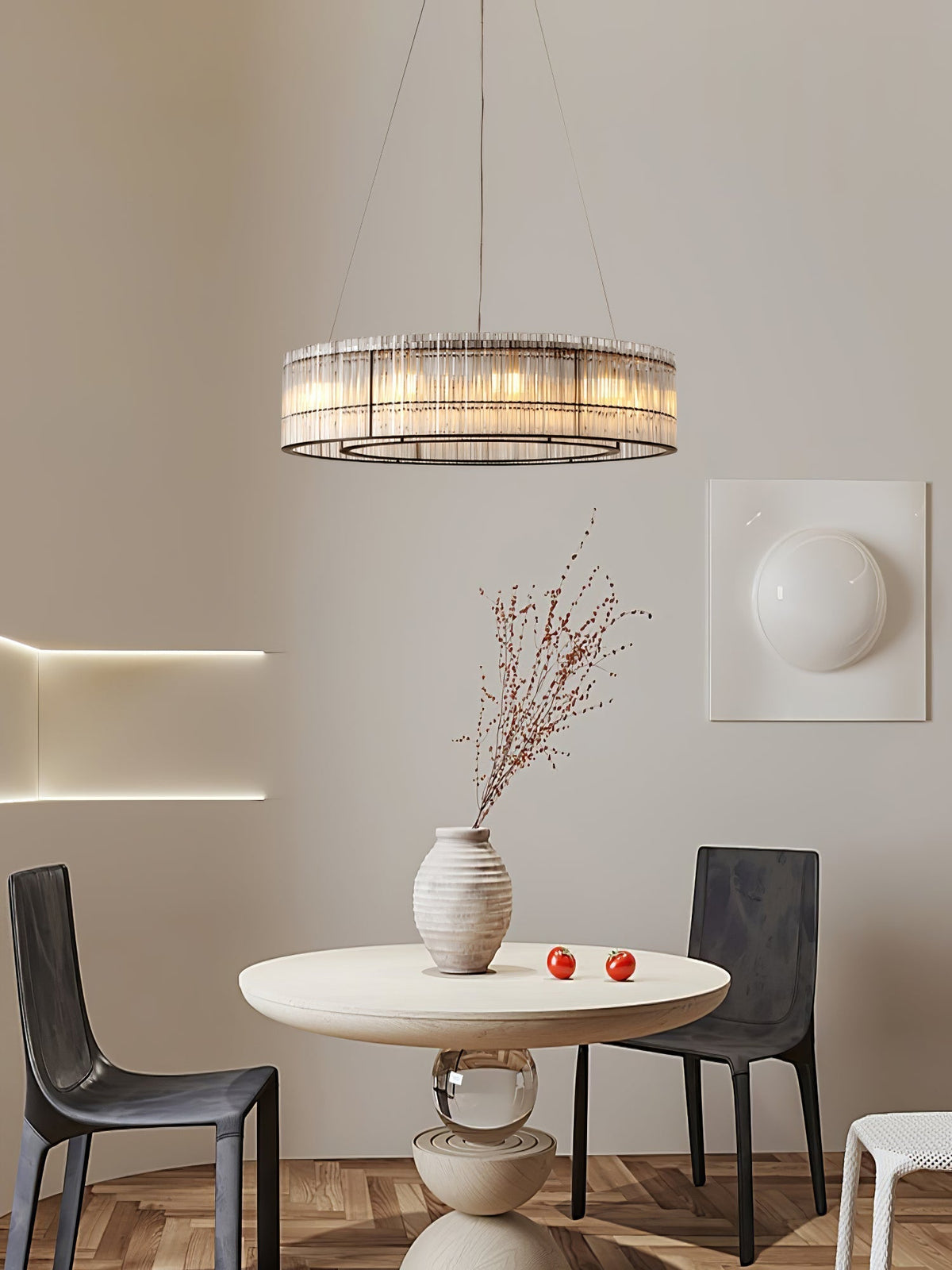 Celivia Pendant Lamp Glass Tube Ring Modern Luxury
