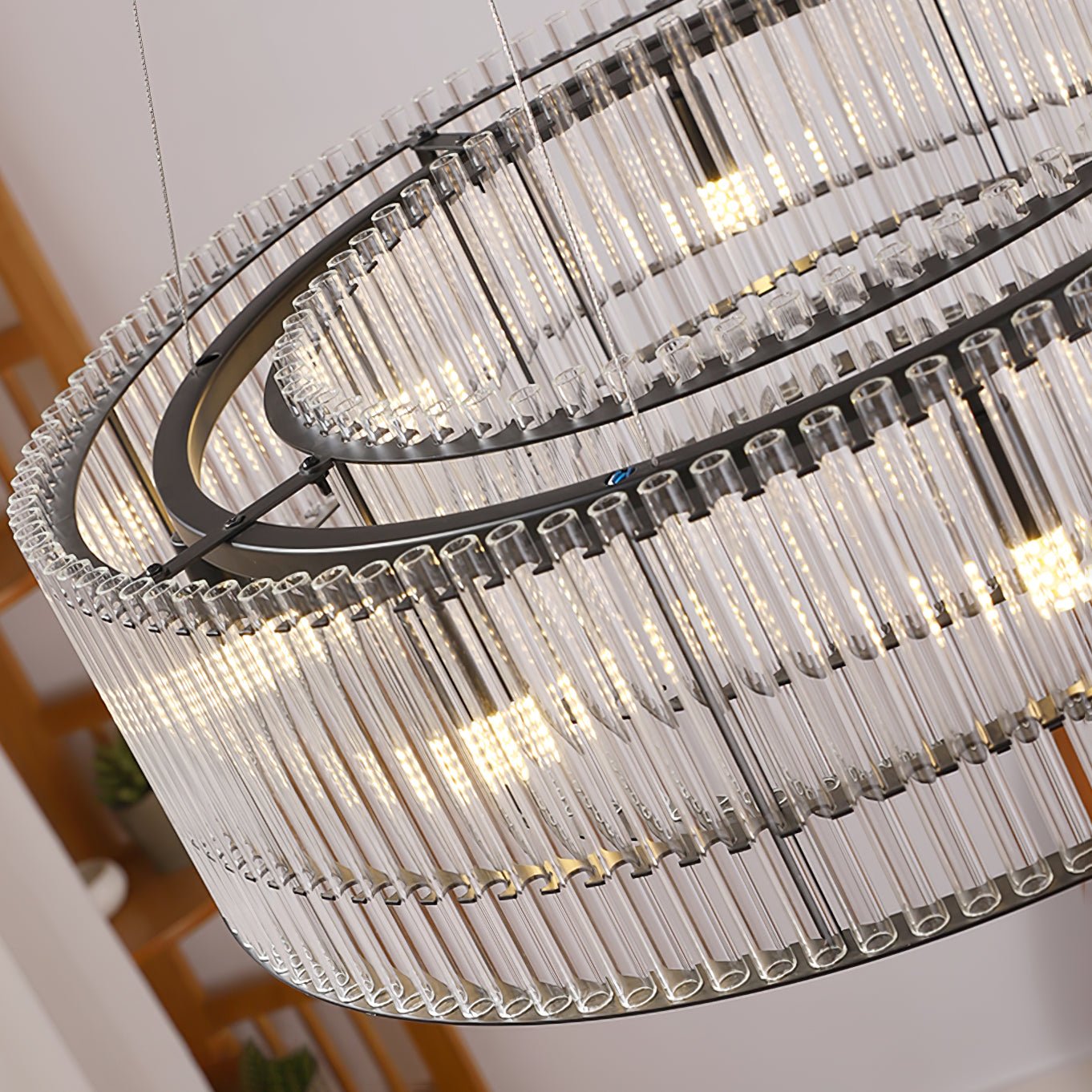 Celivia Pendant Lamp Glass Tube Ring Modern Luxury