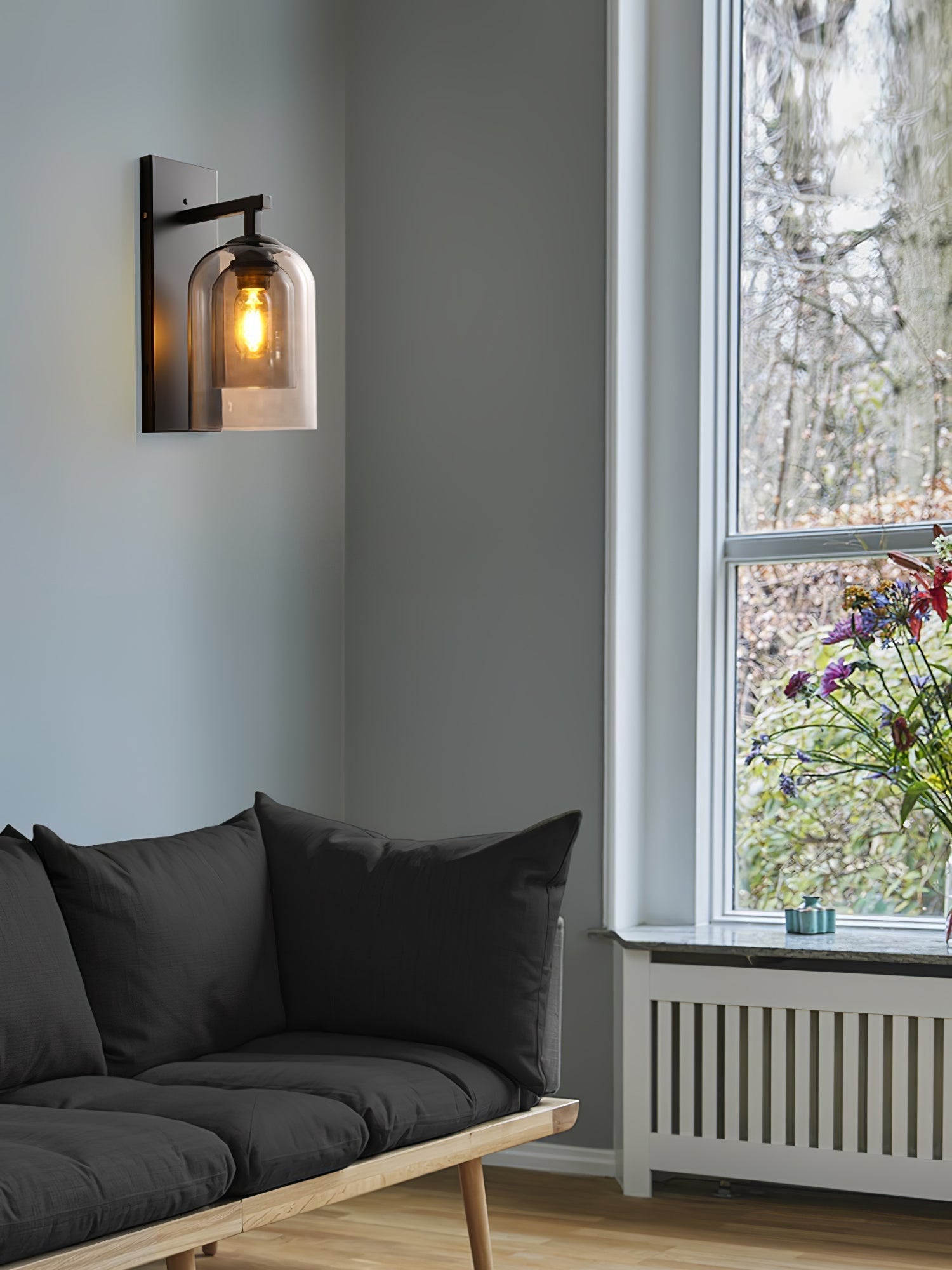 Xalen Premium Nordic Art Tubular Glass Wall Lamp