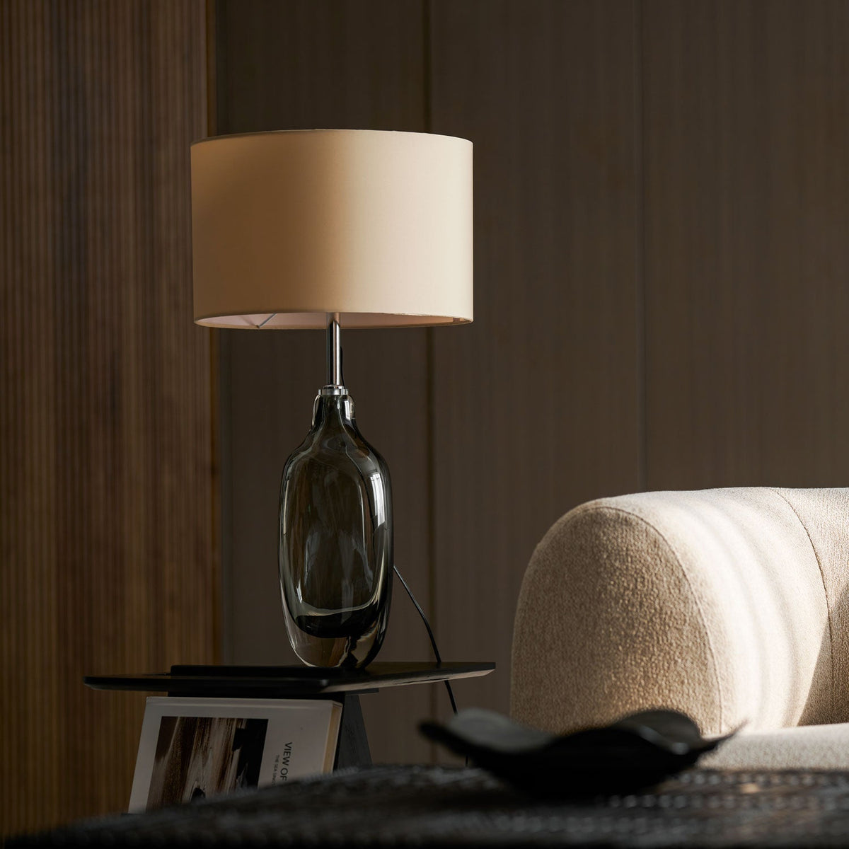 Someray Glazed Crystal Table Lamp