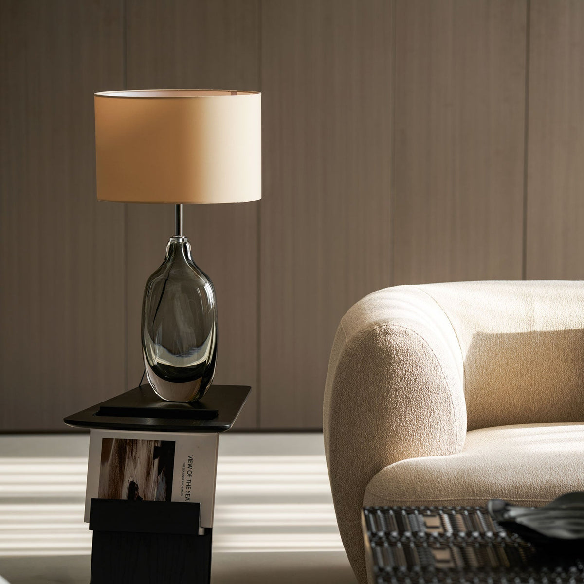 Someray Glazed Crystal Table Lamp