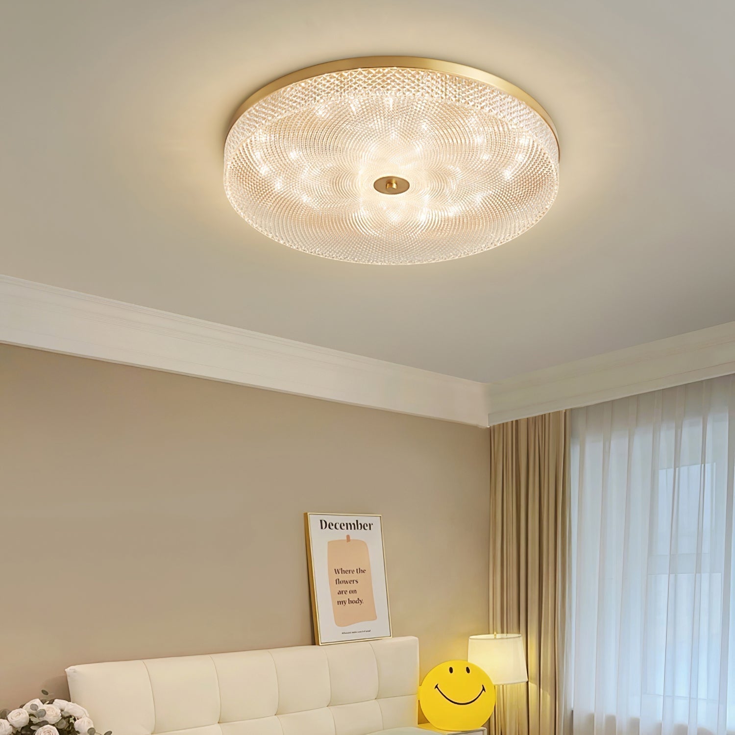 Ovelion Modern Minimalist Striped Ceiling Light