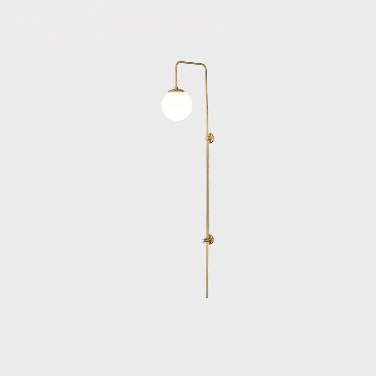 Nyvaris Modern Minimalist Globe Brass Glass Sconce Wall lamp