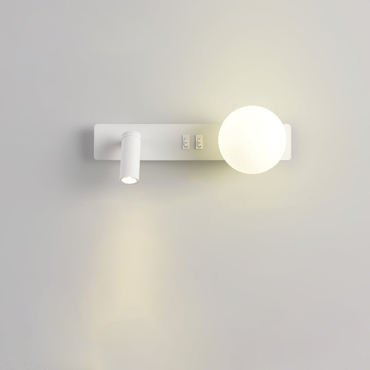 Thalior Modern Minimalist Slim Glass Wall lamp