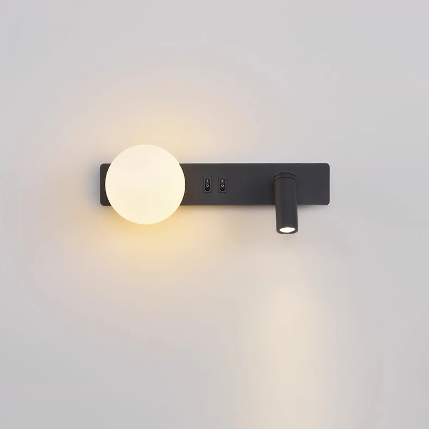 Thalior Modern Minimalist Slim Glass Wall lamp