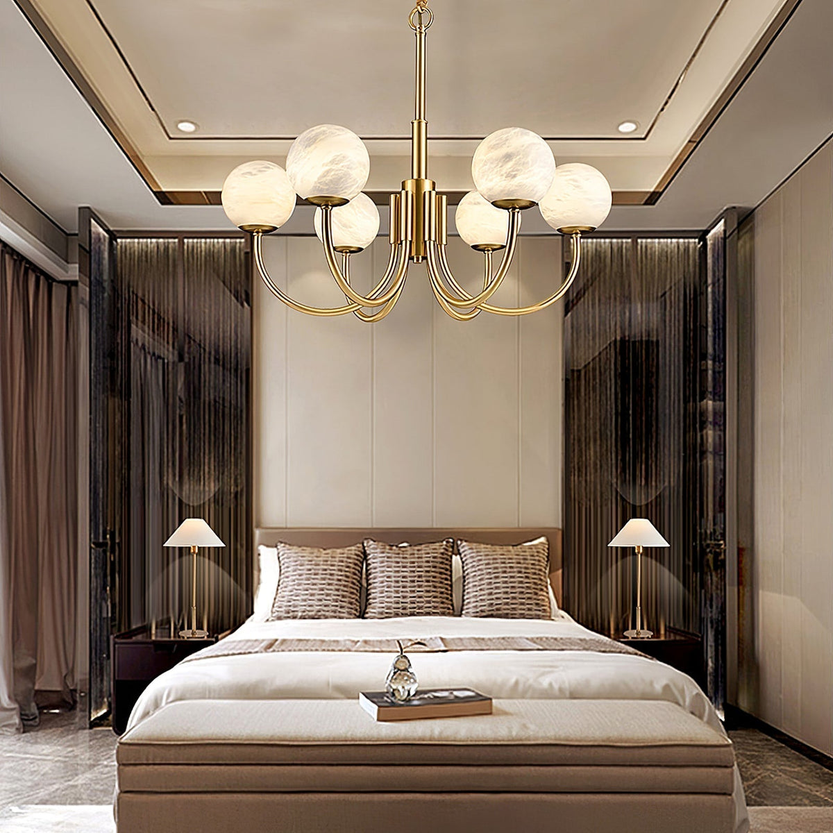 Chandelier Alabaster Luxury