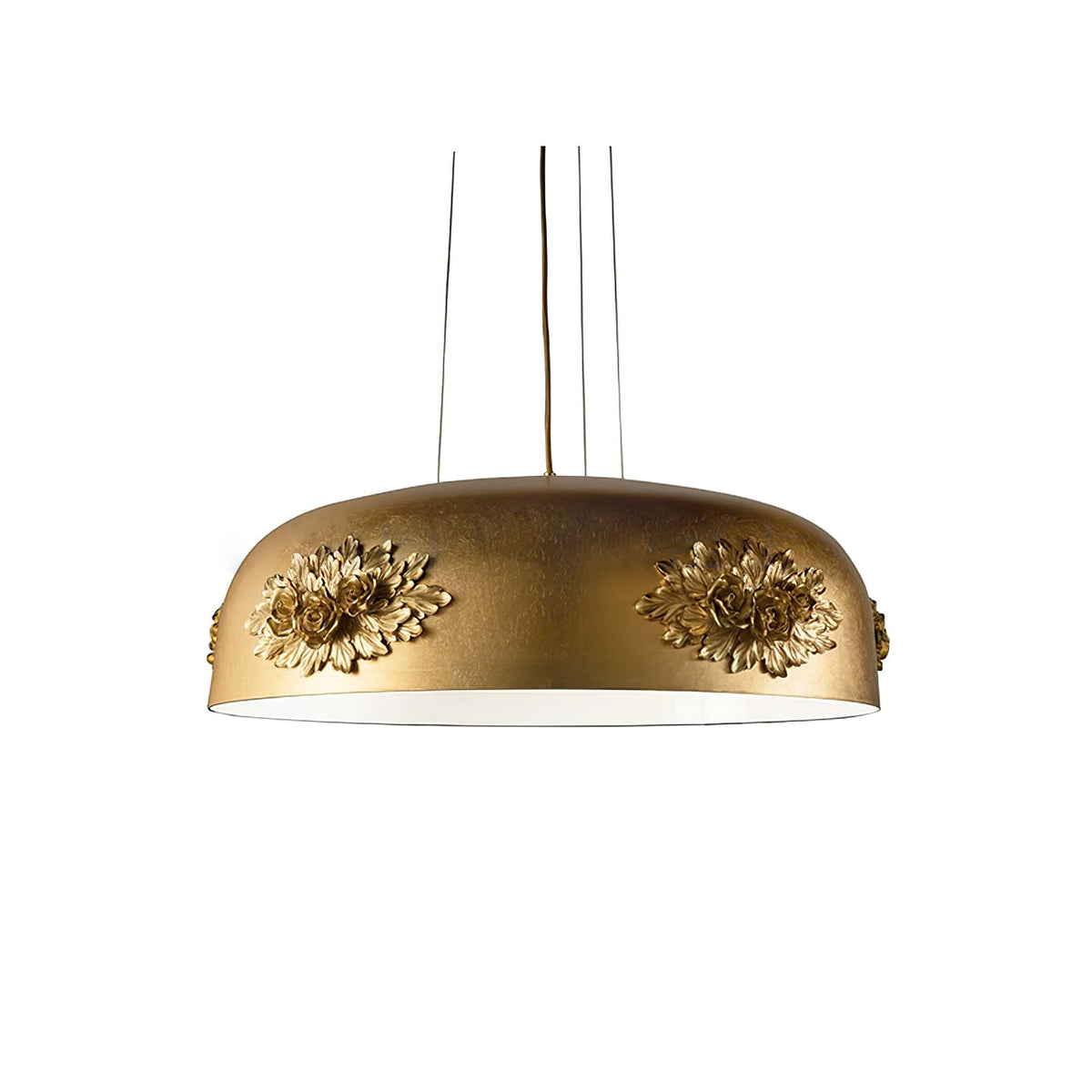 Zesolila Traditional Art Gold Pendant Light