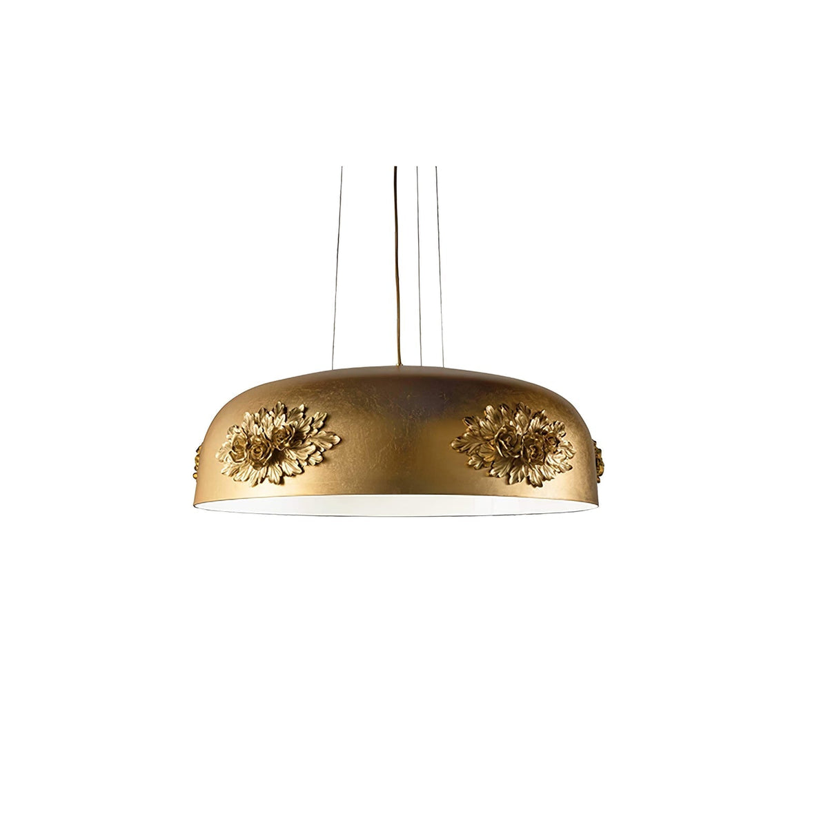 Zesolila Traditional Art Gold Pendant Light