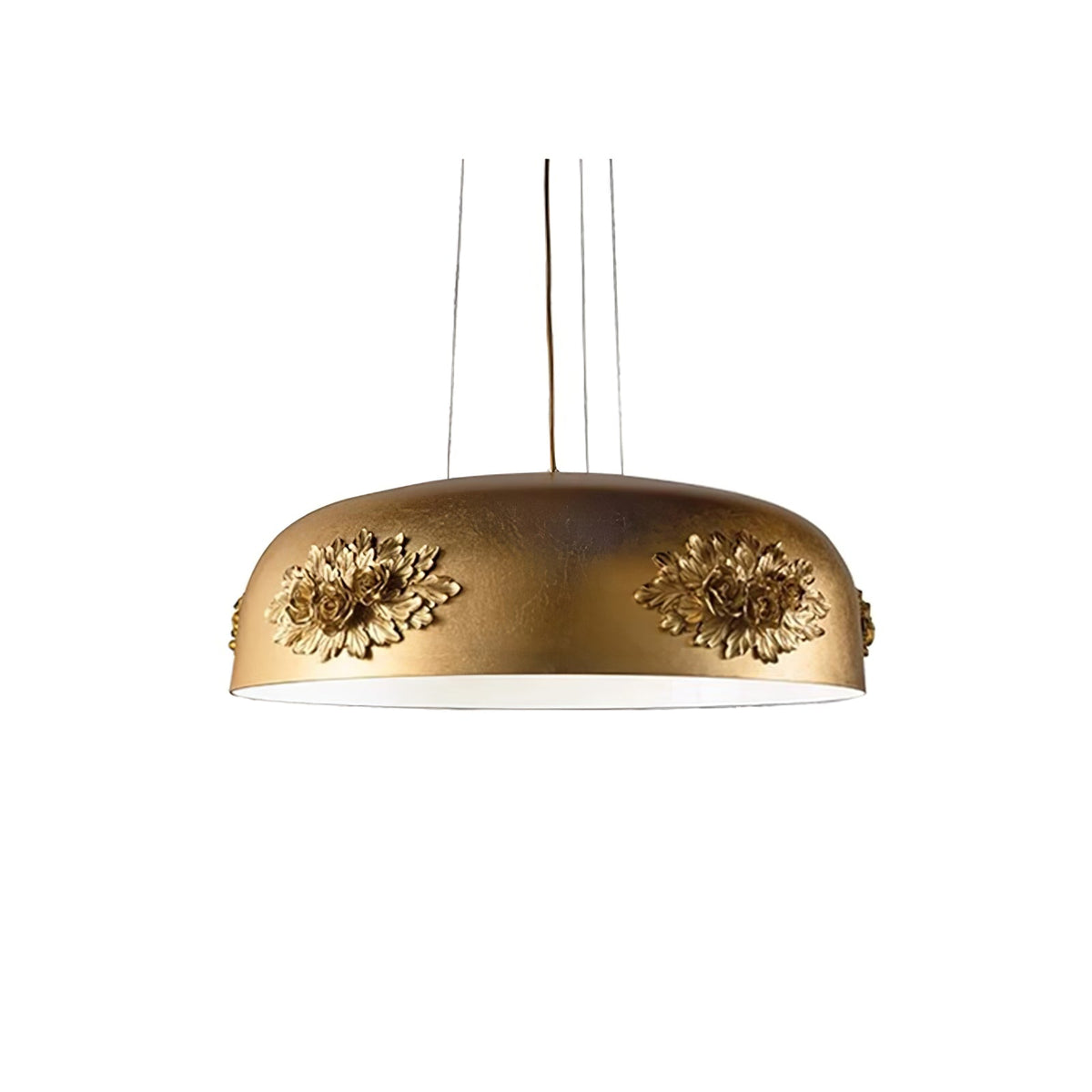Zesolila Traditional Art Gold Pendant Light