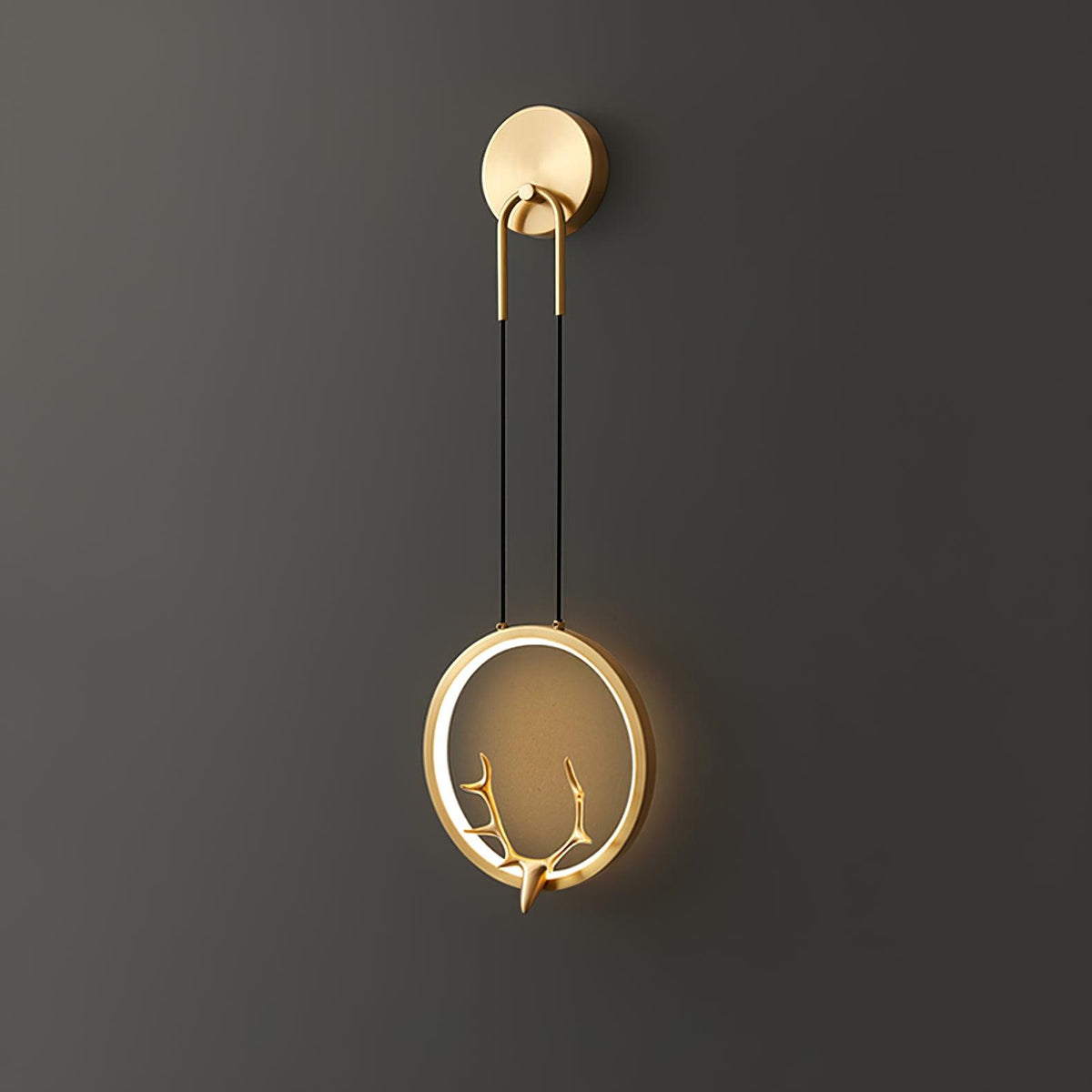 Kirixy Brass Whimsical Wall Lamp