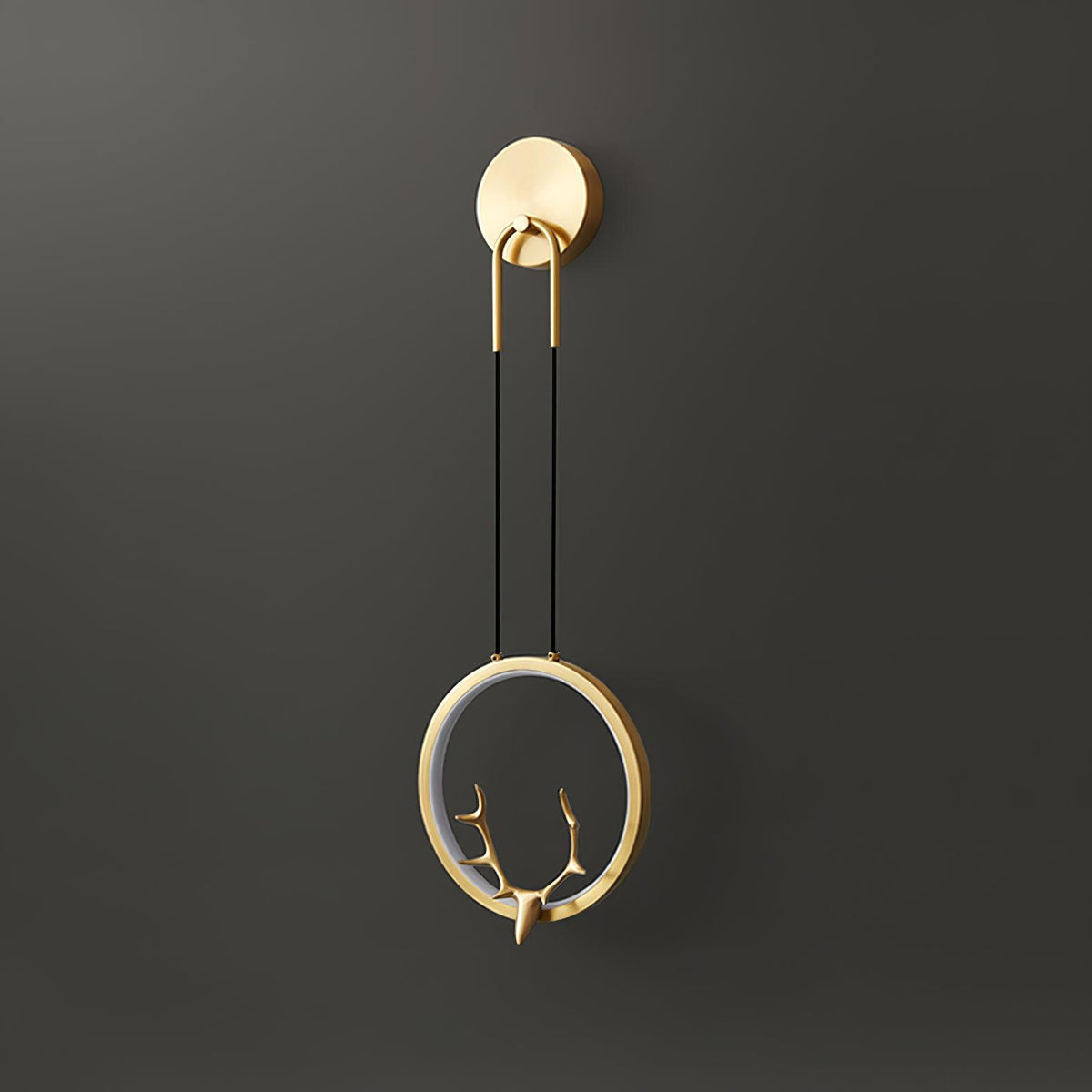 Kirixy Brass Whimsical Wall Lamp