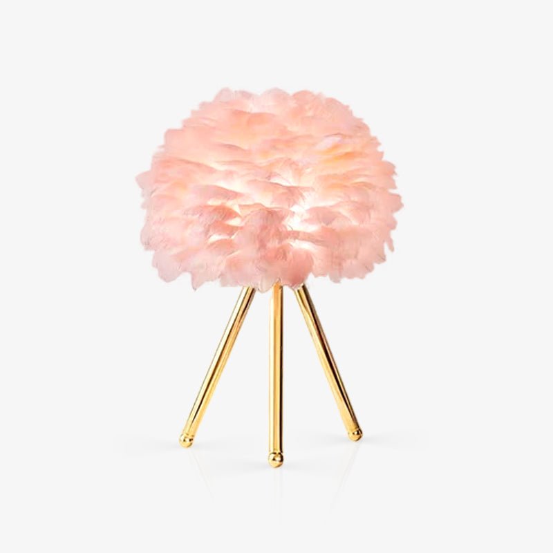 Nilo Feather Feminine Table Lamp