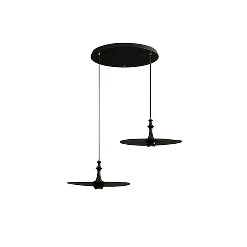 Syrinyra Sculptural Wood Disc Pendant Light