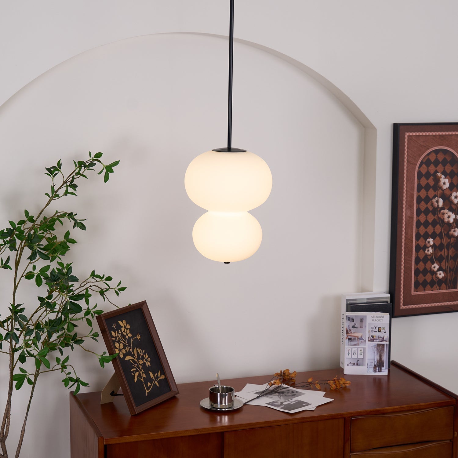 Xalt Minimalist Glass Pendant Light
