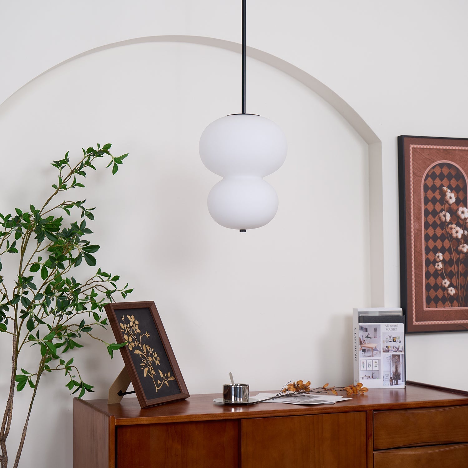Xalt Minimalist Glass Pendant Light