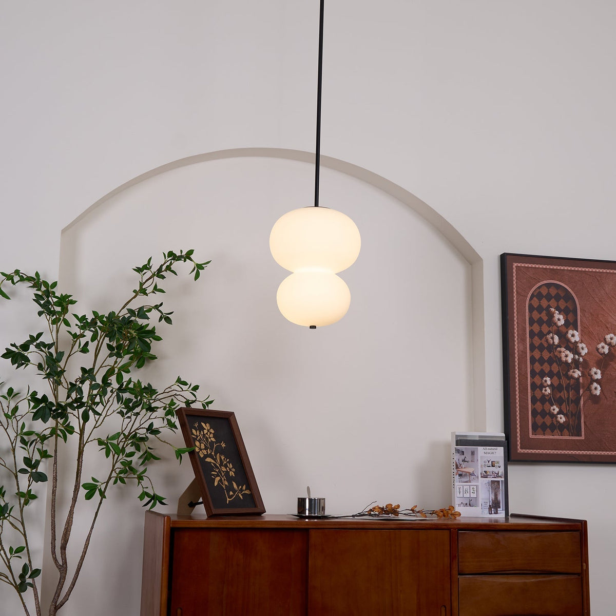 Xalt Minimalist Glass Pendant Light