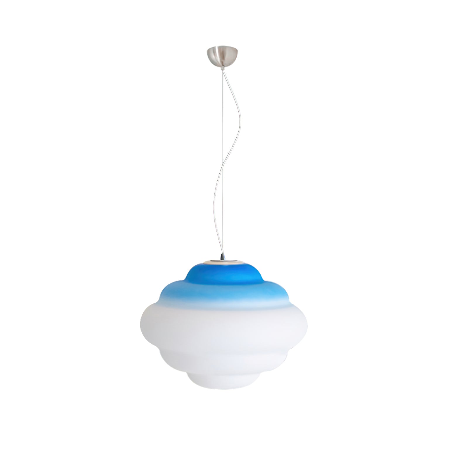 Eurvenara Premium Nordic Art Cloudy Glass Pendant Lamp