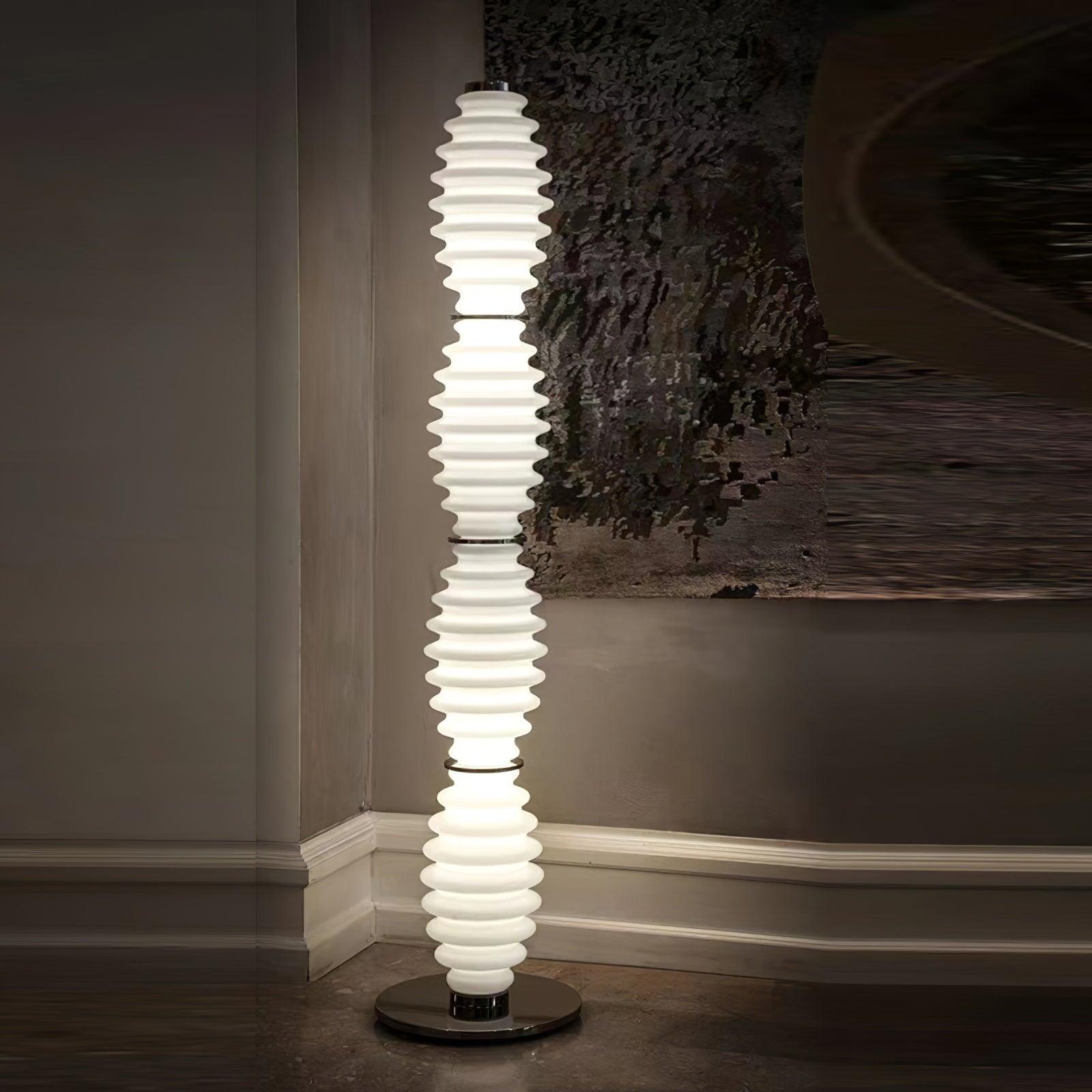 Celerine Glass Modern Floor Lamp