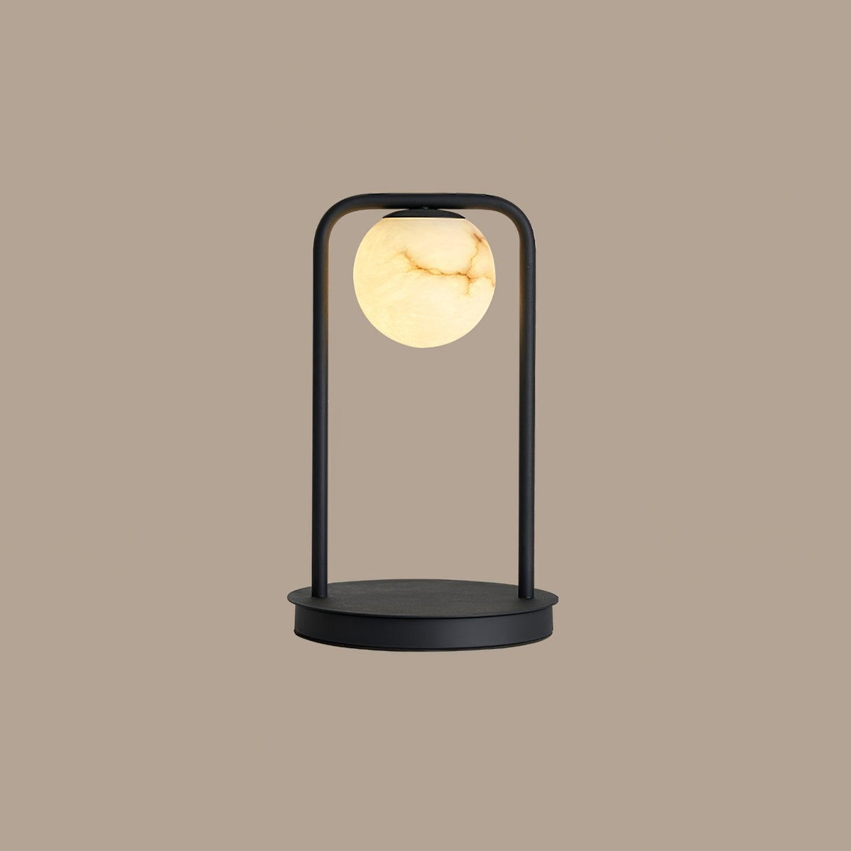 Ulrinus Arch Alabaster Table Lamp