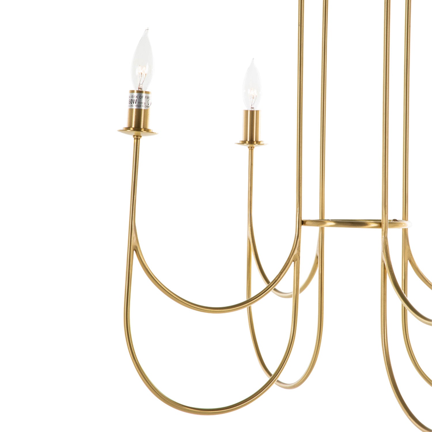 Mjolkuvyi Modern Minimalist Glass Metal Chandelier