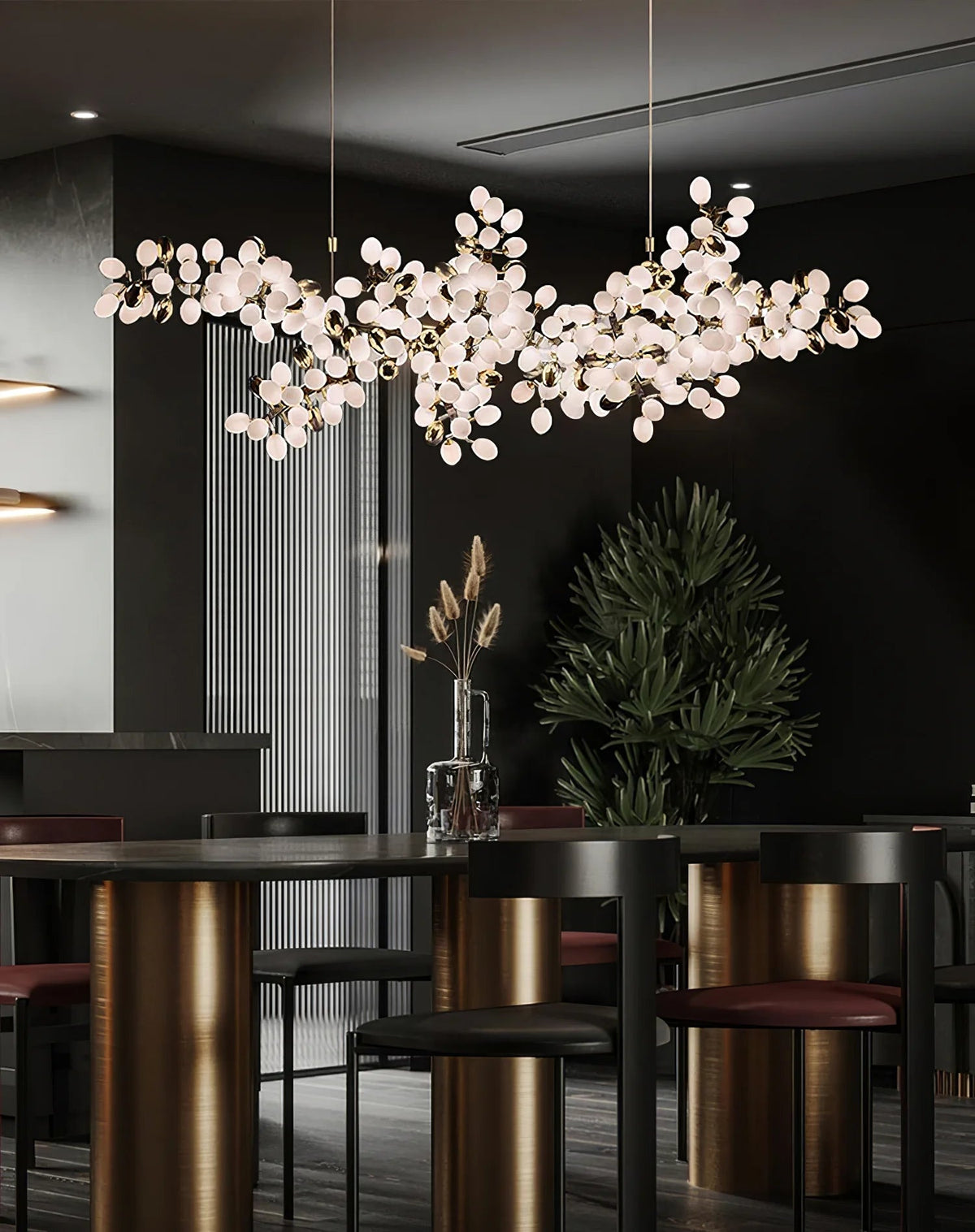 Aldo Elegant Droplet Glass Chandelier