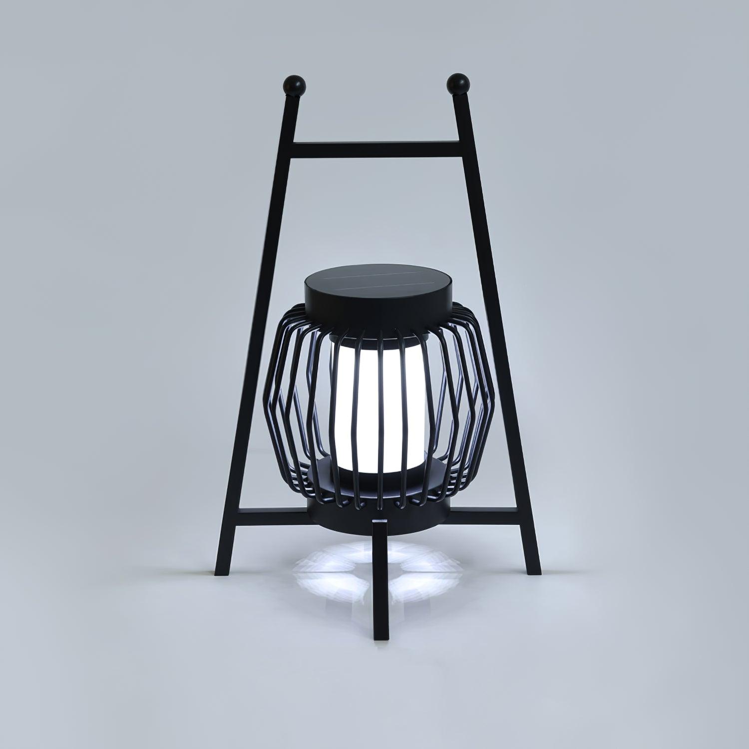 Vithair Oriental Wooden Outdoor Floor Lamp