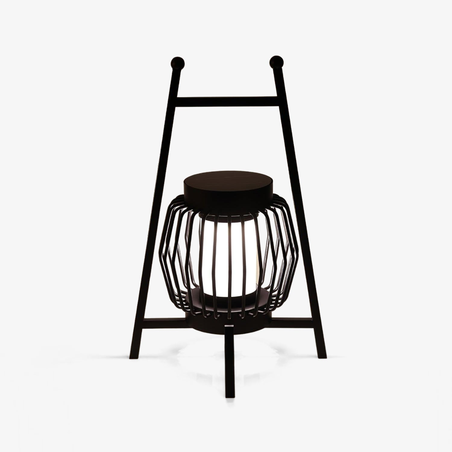 Vithair Oriental Wooden Outdoor Floor Lamp