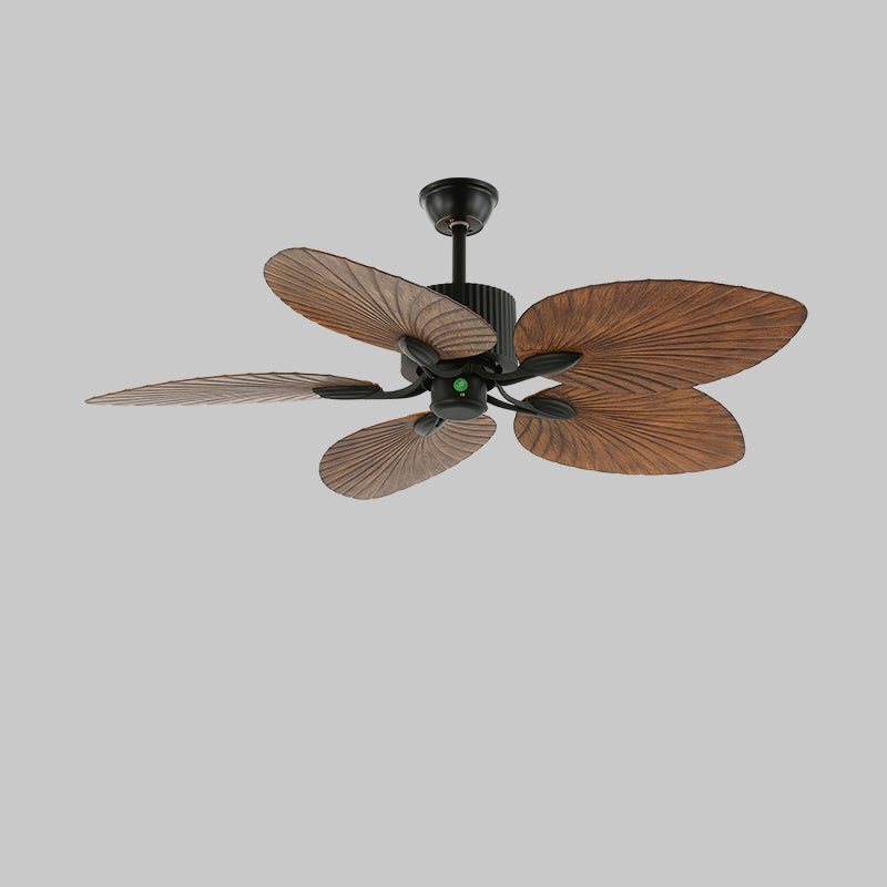 Alora Tropical Wood Ceiling Fan Light - Neutral Decor