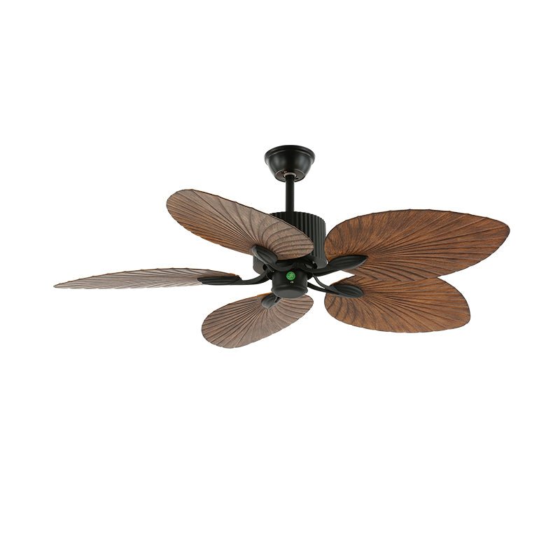 Alora Tropical Wood Ceiling Fan Light - Neutral Decor