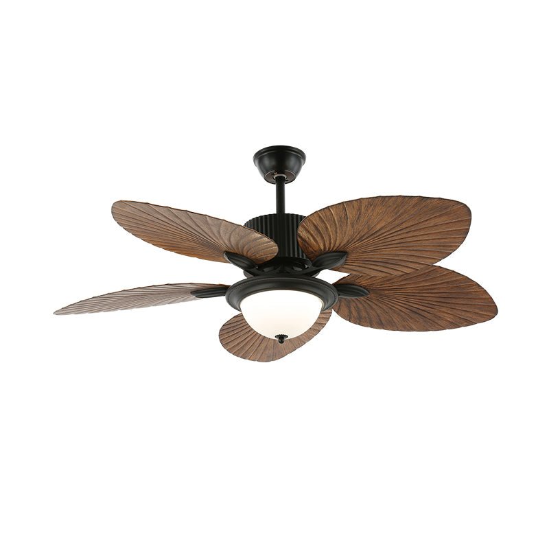 Virel Tropical Wood Ceiling Fan Light