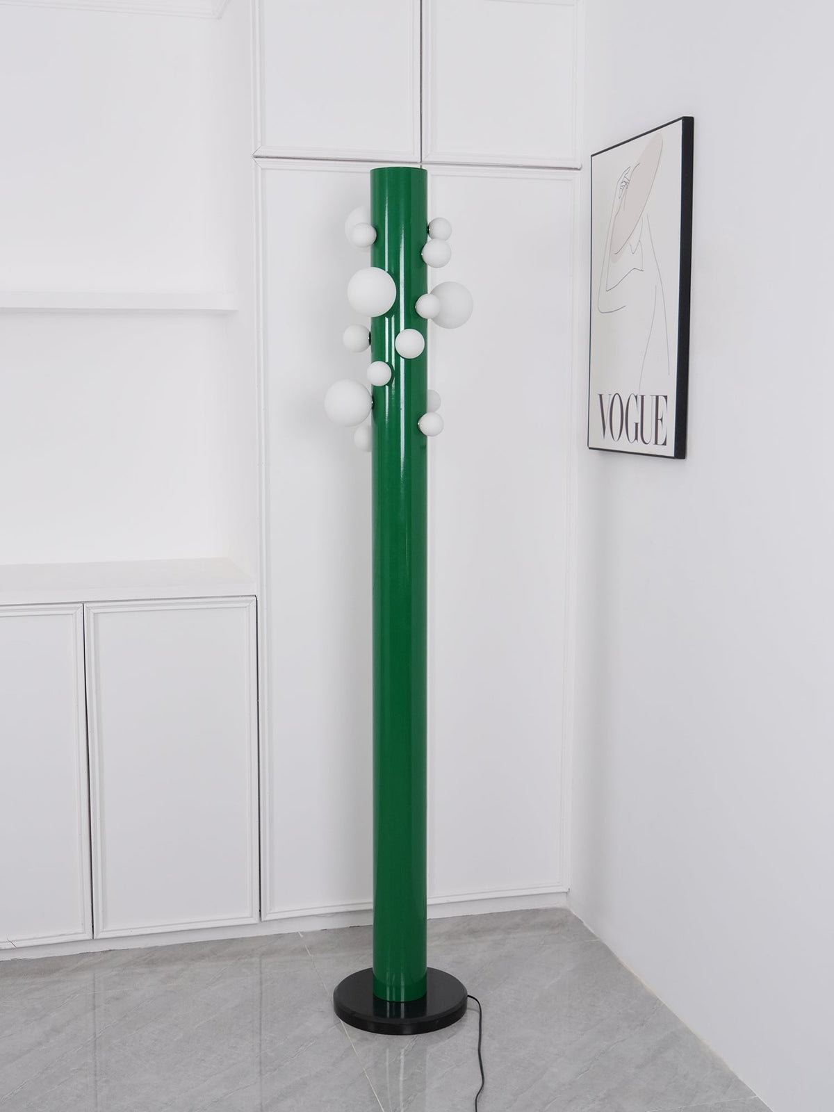 Ortaliel Marble Floor Lamp