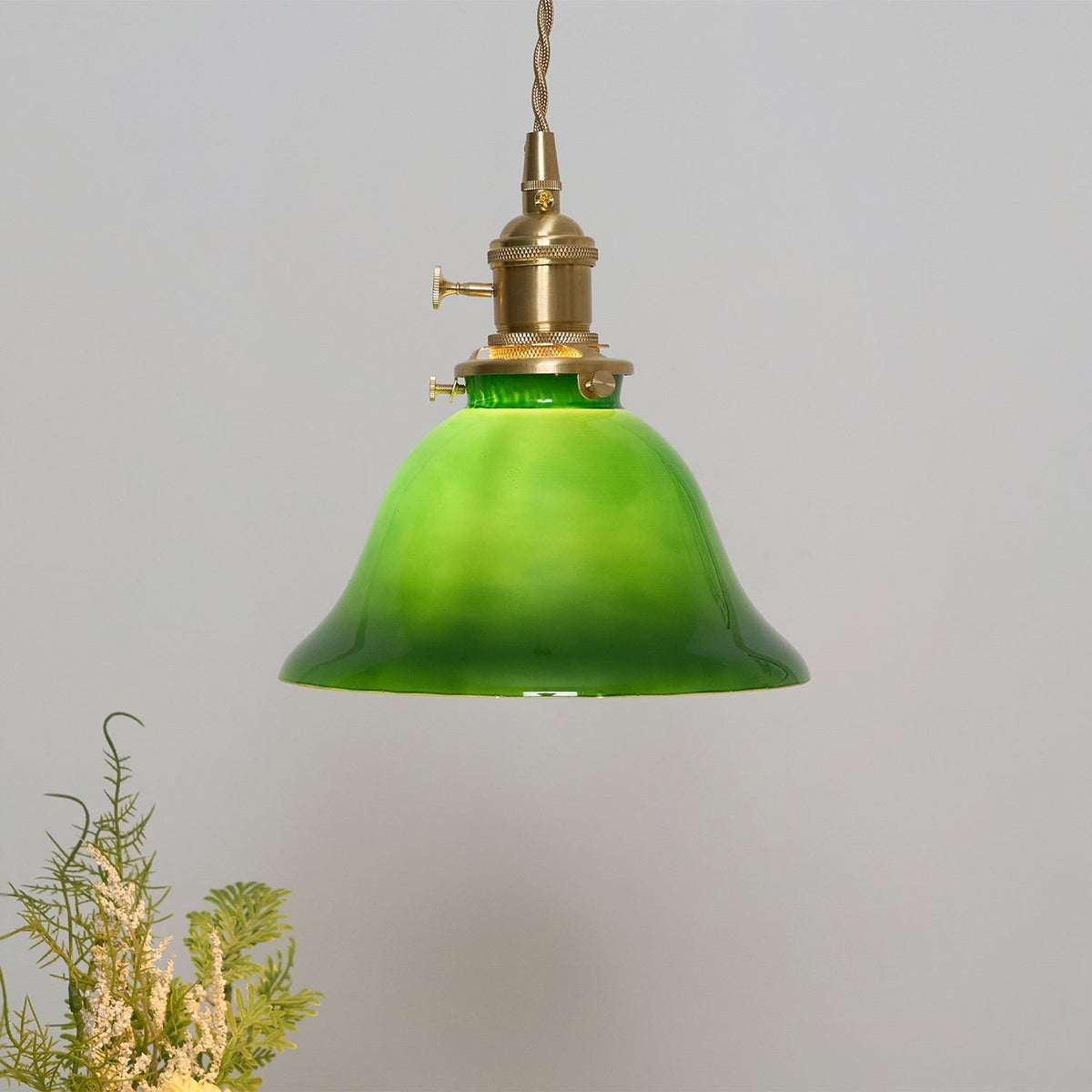 Jovanth Brass Retro Pendant Light