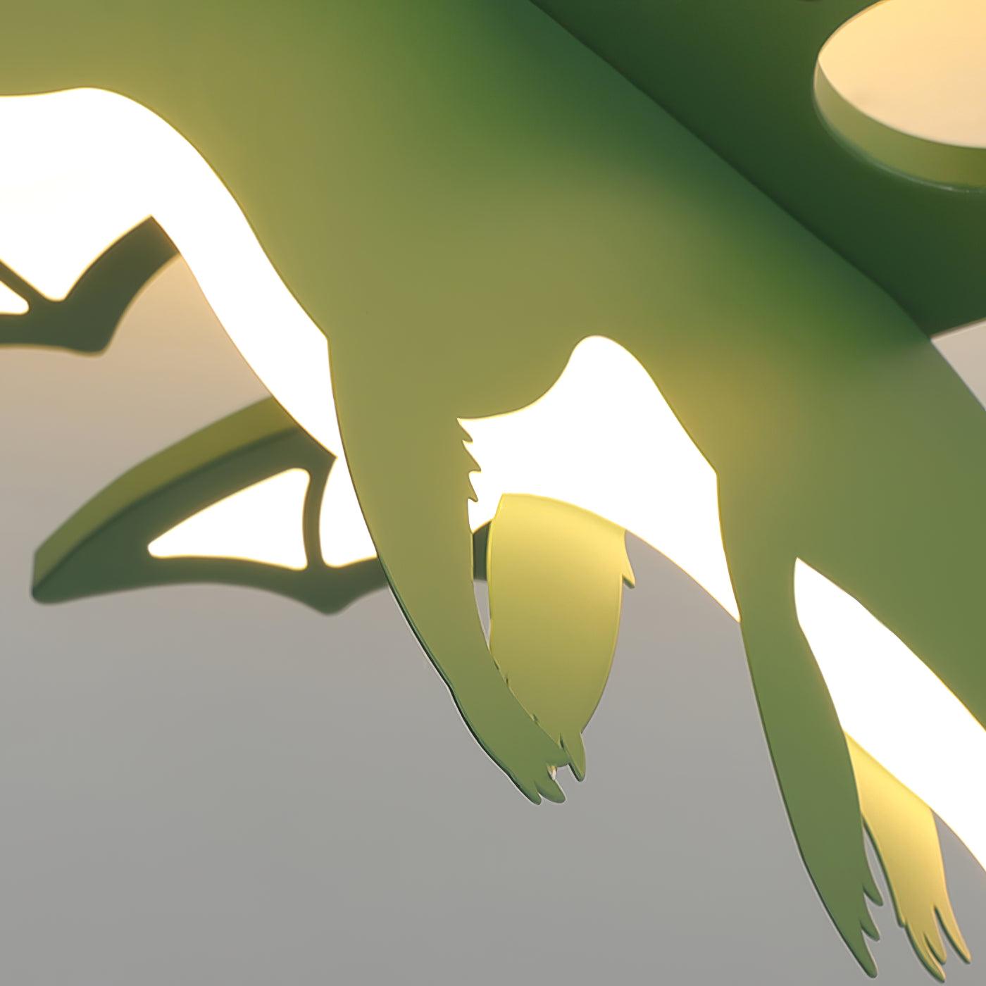 Miriora Ceiling Light Green Dinosaur LED