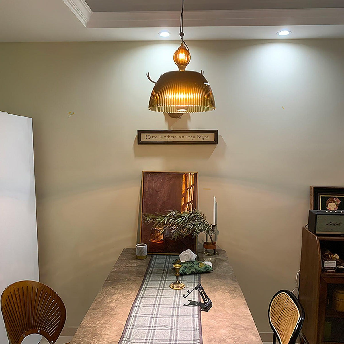 Nray Glass Retro Pendant Lamp