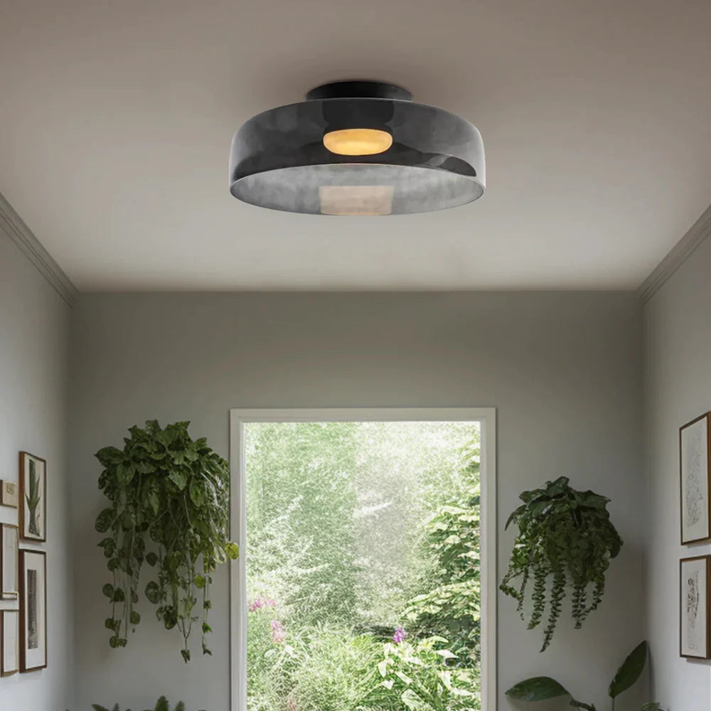 Valentina Modern Simple Creative Glass Flush Mount Ceiling Light - Neutral Decor
