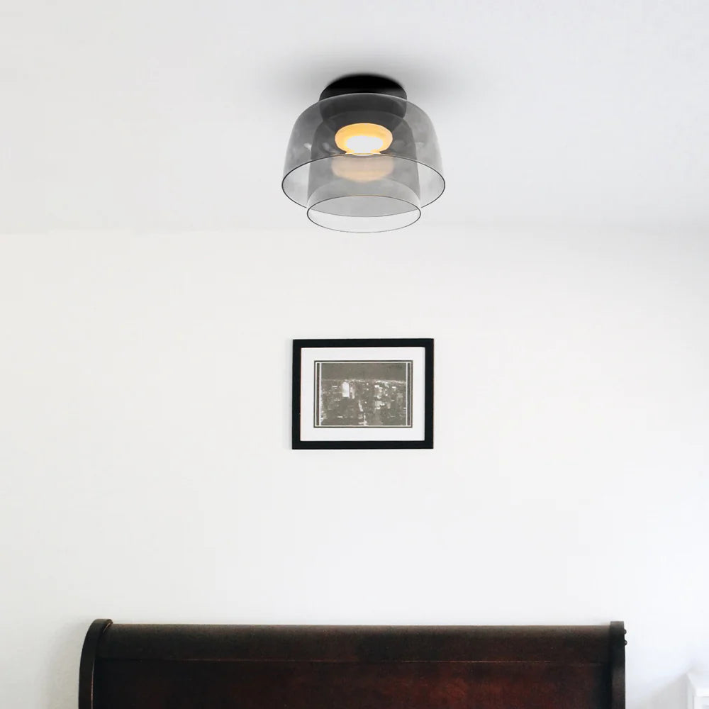 Valentina Modern Simple Creative Glass Flush Mount Ceiling Light - Neutral Decor