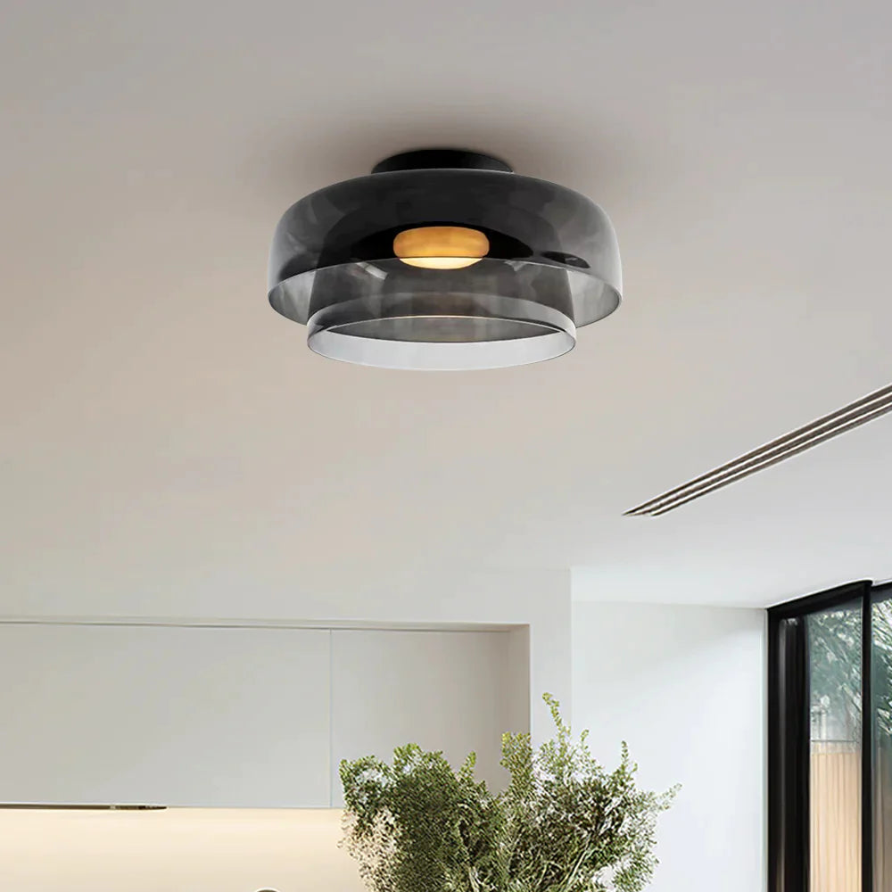 Valentina Modern Simple Creative Glass Flush Mount Ceiling Light - Neutral Decor