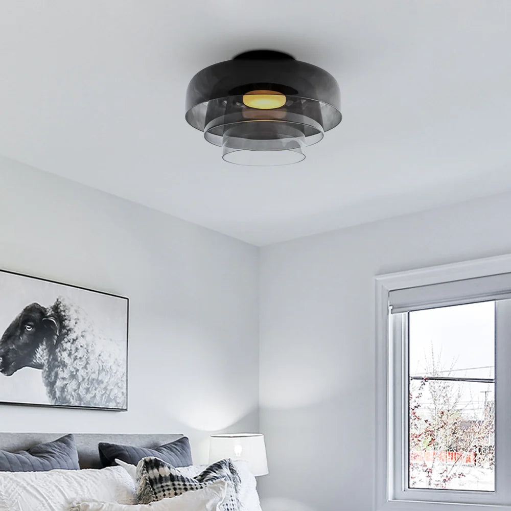 Valentina Modern Simple Creative Glass Flush Mount Ceiling Light - Neutral Decor