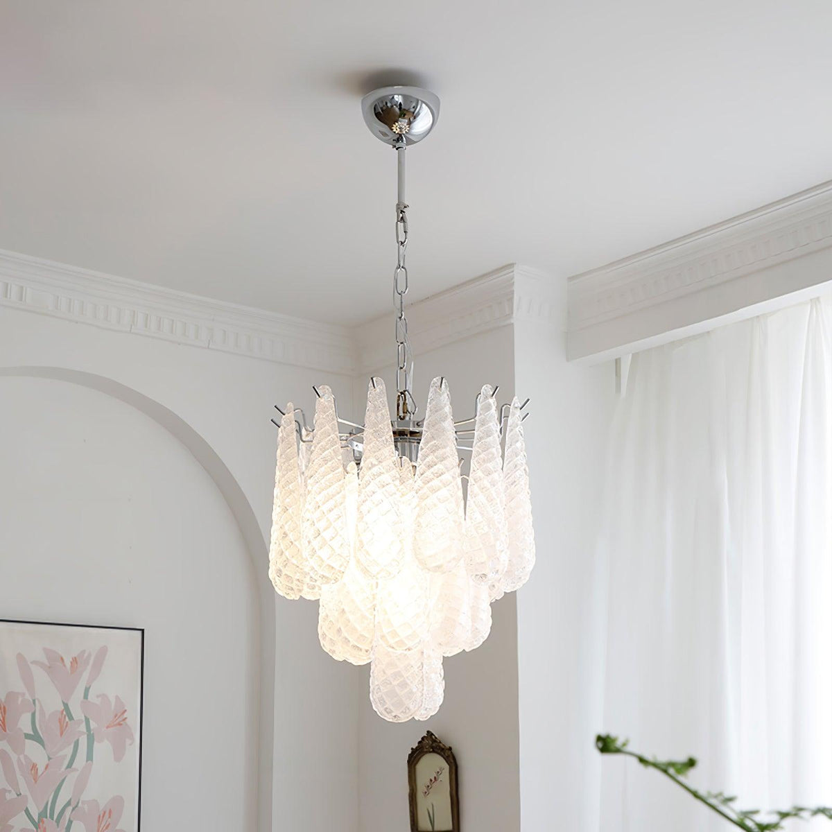 Zemaryra Glass Chandelier