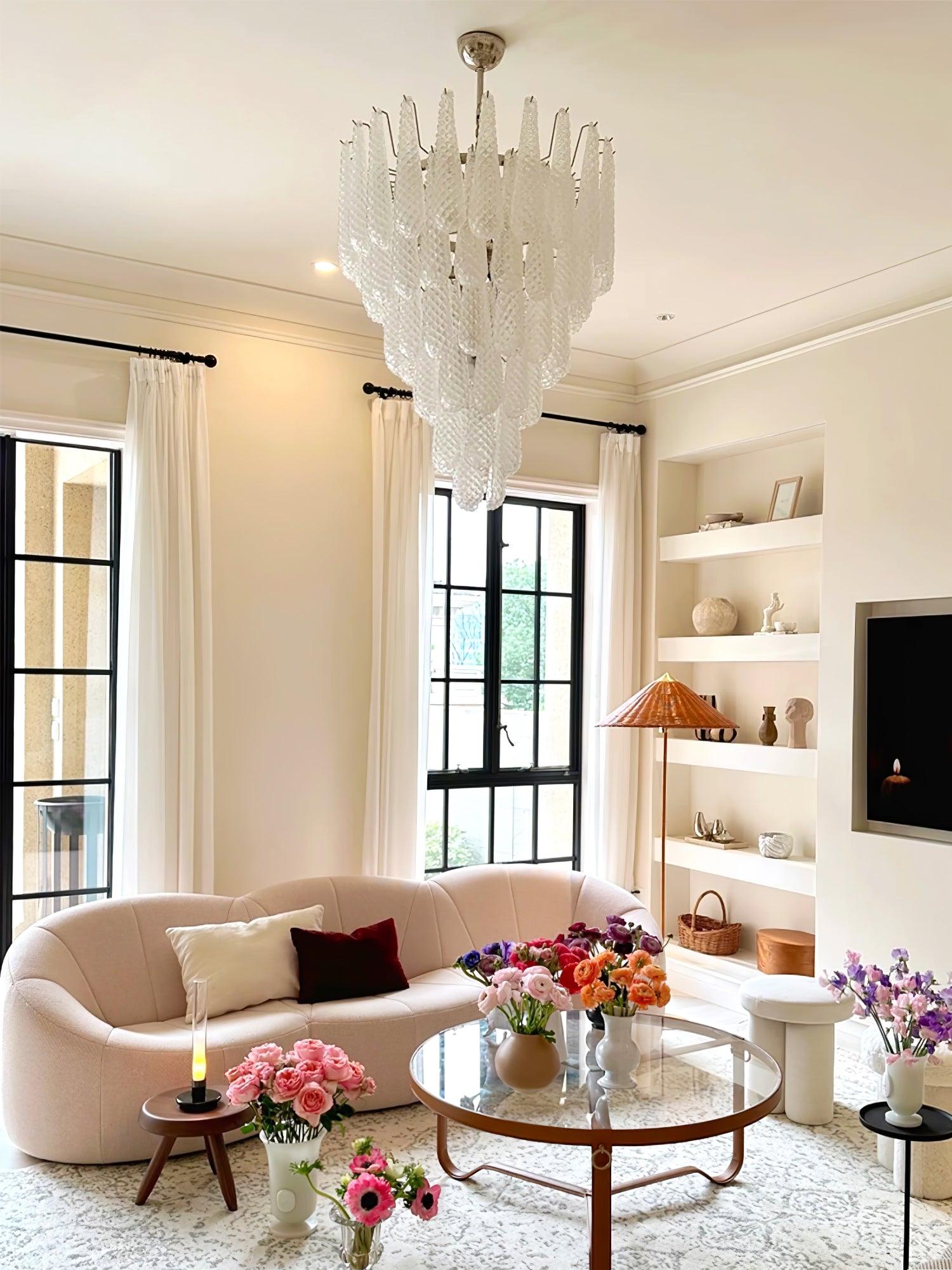 Zemaryra Glass Chandelier