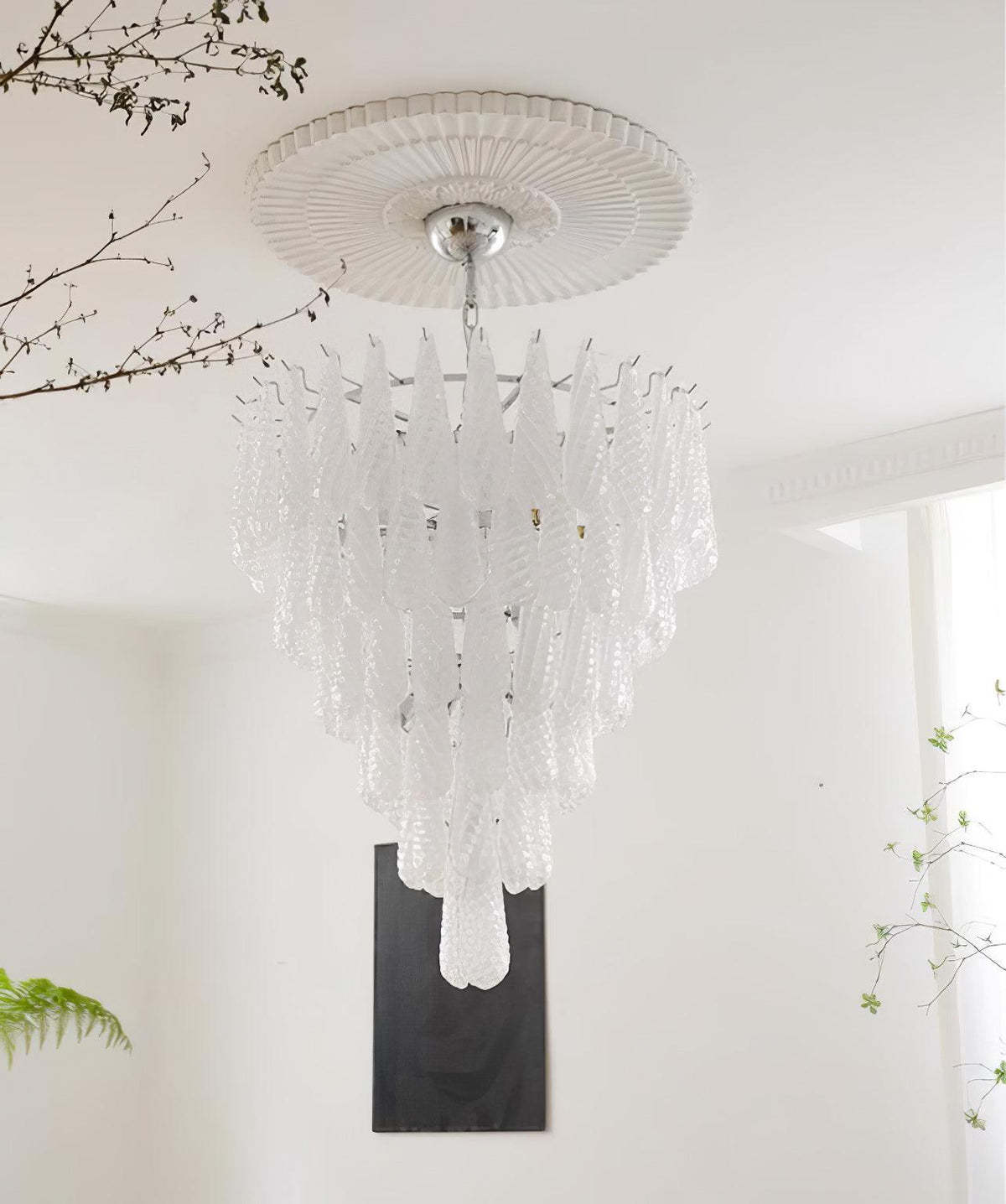 Zemaryra Glass Chandelier