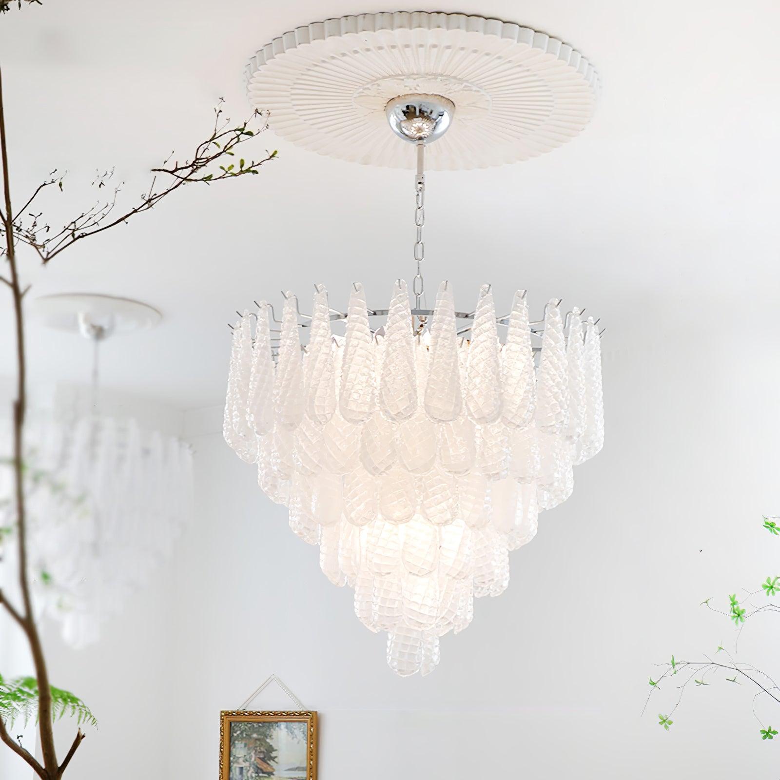 Zemaryra Glass Chandelier