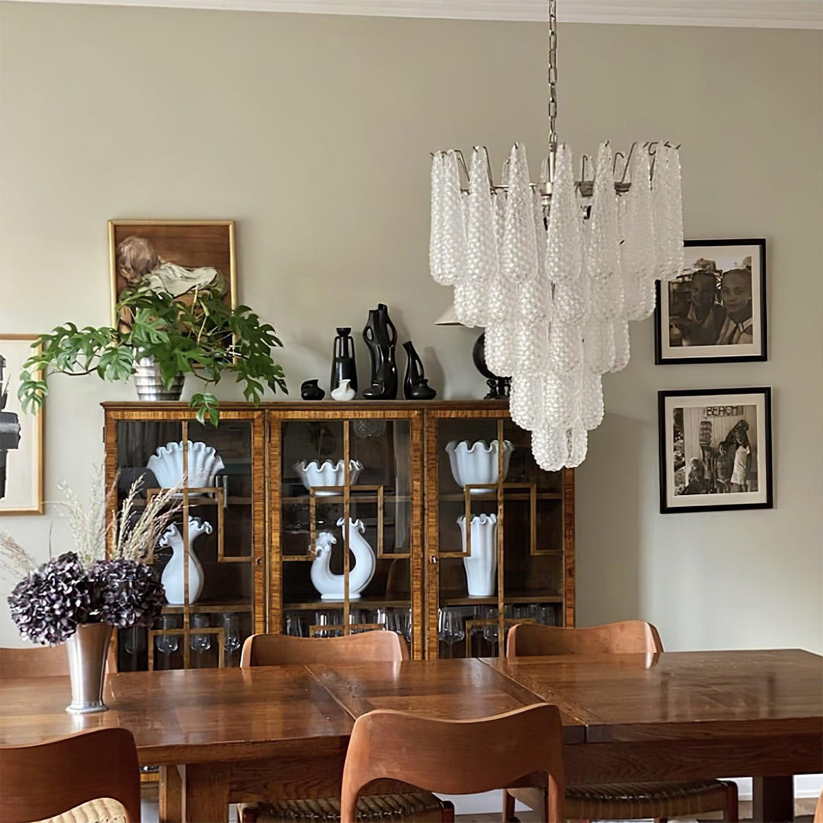 Zemaryra Glass Chandelier