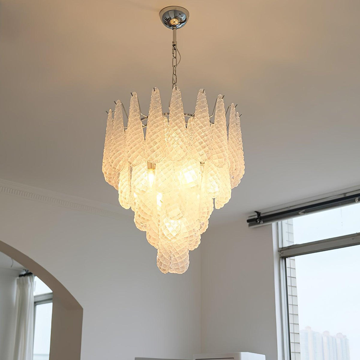 Zemaryra Glass Chandelier