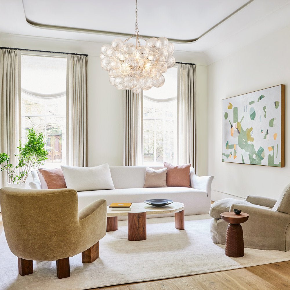 Aurora Chandelier Glass Ball Bubble Modern