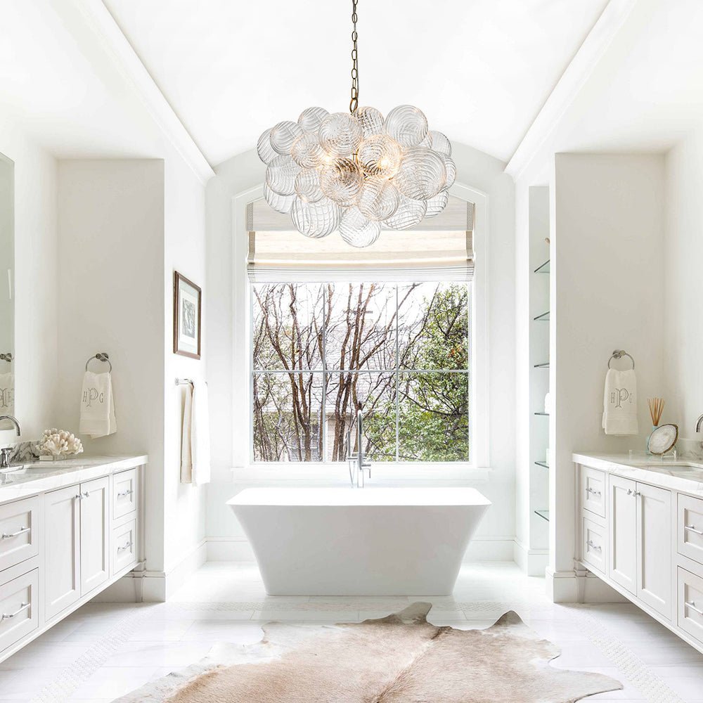 Aurora Chandelier Glass Ball Bubble Modern - Neutral Decor