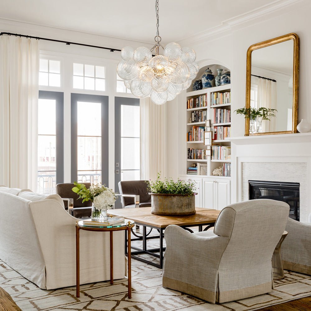 Aurora Chandelier Glass Ball Bubble Modern